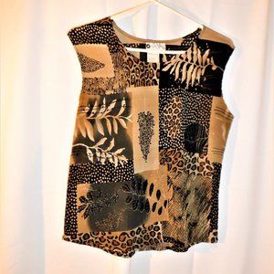 ~~~ CHAPALL ~~~ Top - Large with Sparkles Scattered  on Front